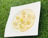 A picture of step 3 of Diviled eggs.
