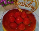 Foto langkah ke 6 dari resep Strawberry cheese cake.