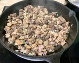 Foto del paso 2 de la receta: Ñoquis con salsa de carne rosé 🐮🐷 en sartén de hierro 🇨🇱