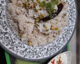 A picture of step 4 of Tuvar Dana pulao.