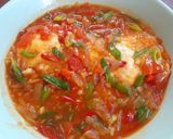 Foto langkah ke 10 dari resep Telur Ceplok Saus Pedas Asam Manis.