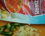 शेजवान नूडल्स विथ मंचूरियन (Schezwan noodles with manchurian recipe in Hindi) रेसिपी चरण 2 फोटो