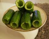 Cucumber with meat recipe step 2 photo