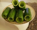 A picture of step 2 of Cucumber with meat 🍖 🥒.