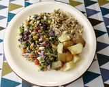 Foto del paso 7 de la receta: Ensalada verde con pollo y papas