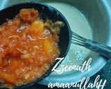 A picture of step 1 of Papaya Pancakes or Papcakes.