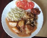 A picture of step 6 of Coconut - Potato stew#festivedishcontestkakamega#authorsmarathon.