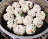Hình bước làm 2 của món Xíu mại chay