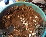 Foto del paso 1 de la receta: Bizcocho de avena y chocolate con frutos rojos