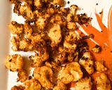 A picture of step 5 of Cauliflower Manchurian in Air fryer # theme challenge.