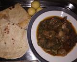 Shaljum palk gosht recipe step 5 photo