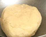 A picture of step 1 of Badam puri.