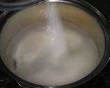 A picture of step 1 of 3 ingredients chocolate serup.