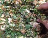 A picture of step 10 of Alu and fresh meethi ke parathe.