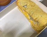 A picture of step 9 of Japanese Rolled Fried Egg with baby Sardines.