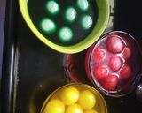 A picture of step 6 of Colorfull Rasgulla.