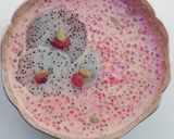 A picture of step 8 of Tapioca Dragon Fruit Pink Dessert.