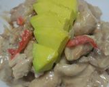 Foto del paso 8 de la receta: Pollo🍗en salsa🥯de queso🧅🫑🧄