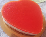 Foto del paso 6 de la receta: Tarta fría de queso con gelatina de mango natural 💗