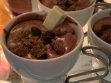 Mousse vegana de chocolate