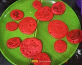 A picture of step 6 of Christmas Tree Pancake.