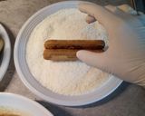 A picture of step 6 of Ladyfingers with Nutella and Coconut.