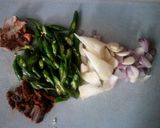 Foto langkah ke 2 dari resep Oseng terong ati ampela.