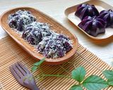 Foto langkah ke 6 dari resep Ongol - ongol Ubi Ungu Keju.