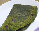A picture of step 6 of Palak paratha.