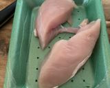 A picture of step 2 of Poached chicken and ginger broth.