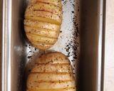 A picture of step 4 of Hasselback Potatoes.