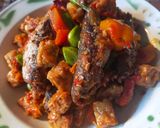Foto langkah ke 4 dari resep Sambal pindang tempe petai.