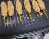 A picture of step 5 of Chicken Seekh Kabab.