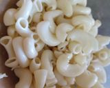 A picture of step 1 of Hariyali pasta.