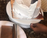 A picture of step 29 of Chocolate cake with whipped cream frosting.