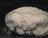 A picture of step 6 of Crockpot garlic Parmesan chicken.