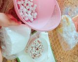 Hình bước làm 1 của món Mưa nấu chè bột lọc nóng