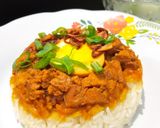 Foto langkah ke 4 dari resep Nasi tim ayam telur.