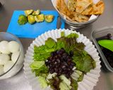 A picture of step 3 of Salad with Leftover Flat Bread.