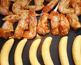 A picture of step 5 of Oven grilled plantain and drumsticks with Ally sweet pepper sauc.