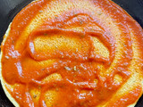 Pizza de harina de garbanzo. Sin gluten! Vale la pena