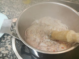 Molls amb crema de galeres i taronja