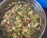 A picture of step 1 of Thandai.