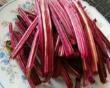 Foto del paso 5 de la receta: Como limpiar y cocinar las pencas de remolacha