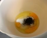Une image de l'étape 2 de Flan aux pommes, vanille et fromage blanc (nappage myrtilles citron).