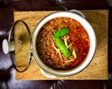 A picture of step 4 of Qeema karahi.