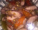 Foto langkah ke 3 dari resep Cumi asin tumis pedas.