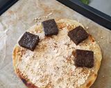 皮蛋米血九層塔披薩的食譜步驟3照片