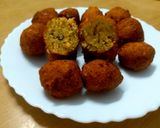 A picture of step 6 of Vegan Falafel.