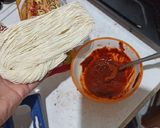 Foto langkah ke 2 dari resep Bibimguksu (Mi Dingin Korea).